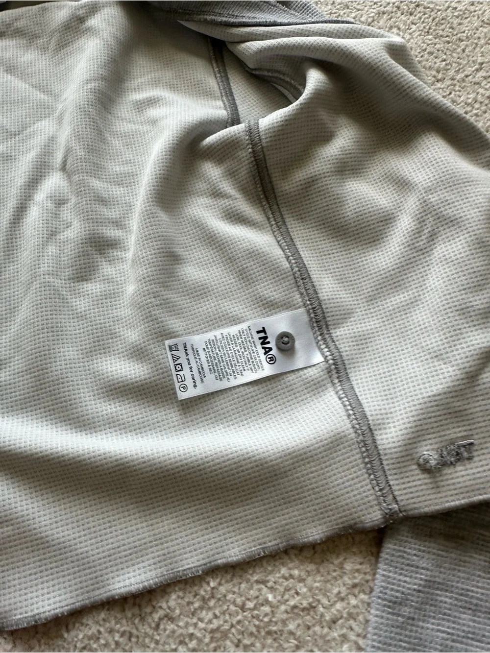 Aritzia TNA Wafflex Stopover Long Sleeve